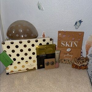 Kate Spade Polka Dot Pouch Beauty Bundle